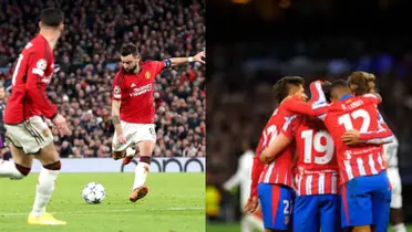 Manchester United and Atlético de Madrid.