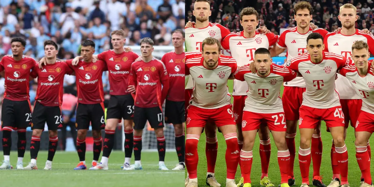 Manchester United and Bayern Munich.