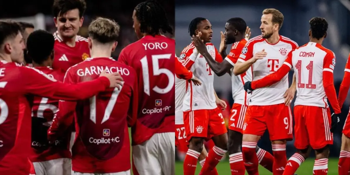 Manchester United and Bayern Munich.