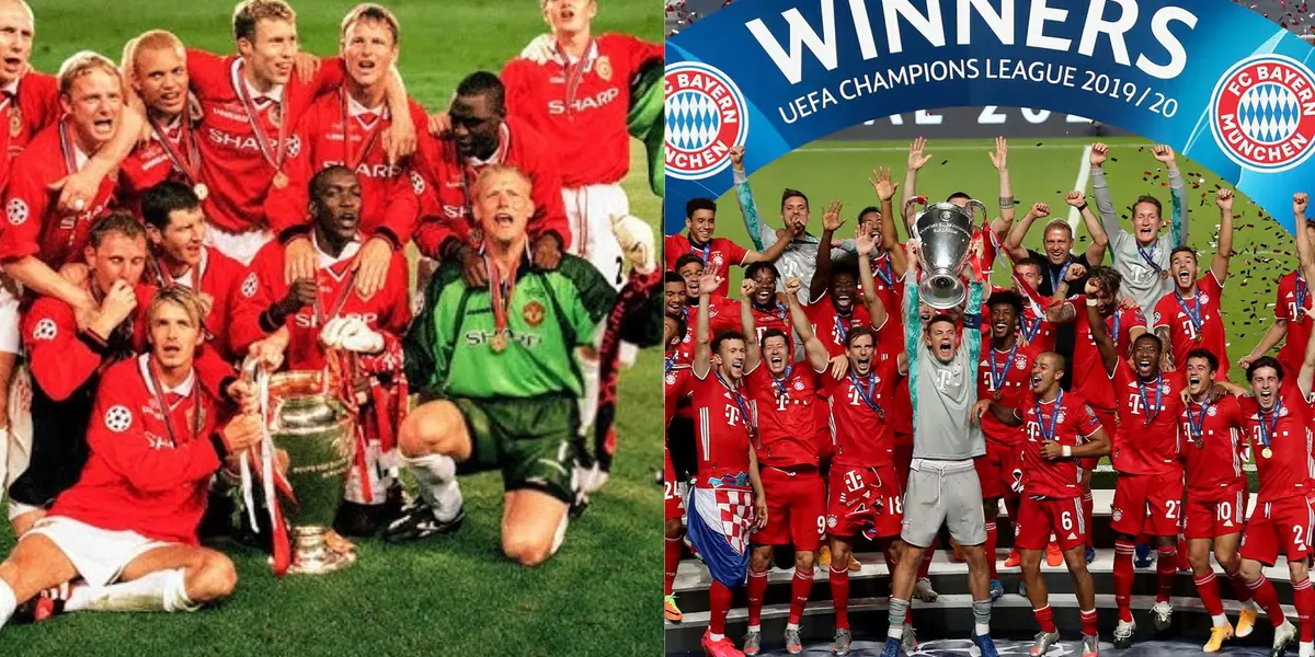 Manchester United and Bayern Munich.