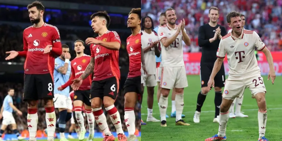 Manchester United and Bayern Munich.