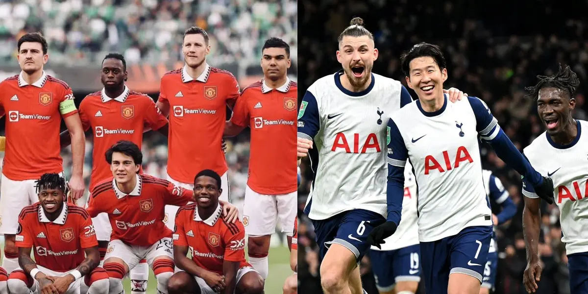 Manchester United and Tottenham.