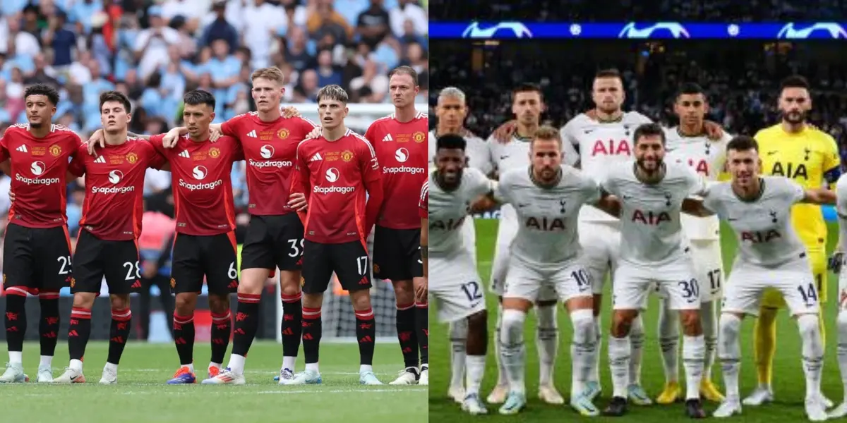Manchester United and Tottenham Hotspur.