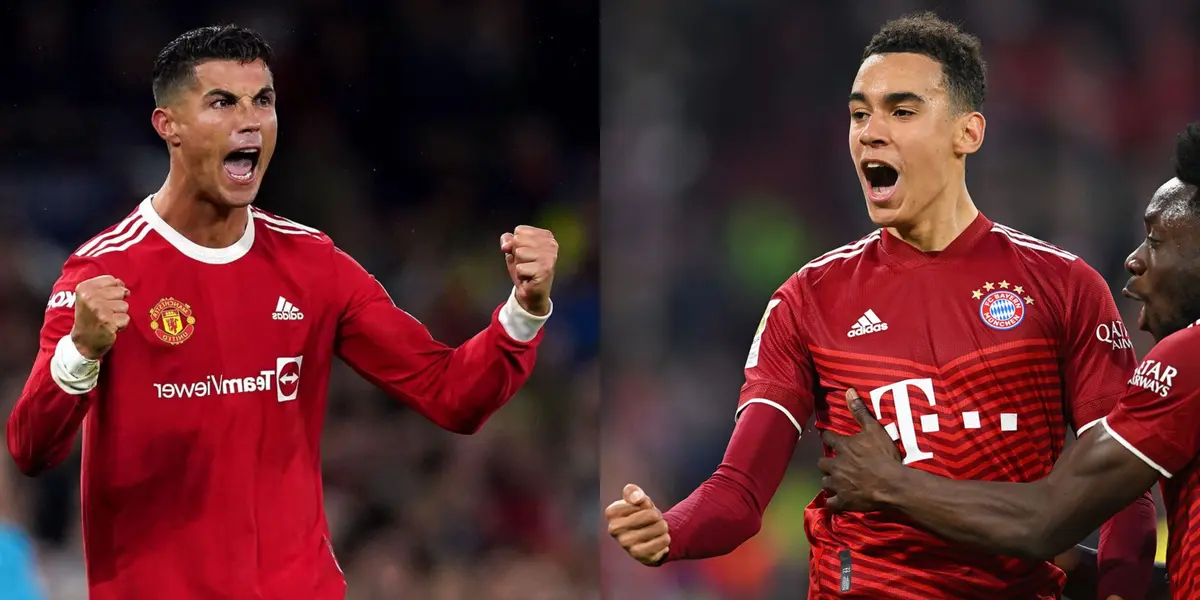 Manchester United eyes 150 million euros Jamal Musiala as replacement for Cristiano