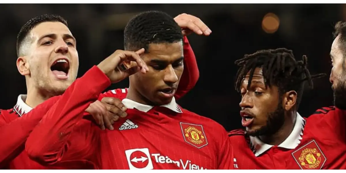 Manchester United fans are reacting to Marcus Rashford's inspiring performance in tonight's win