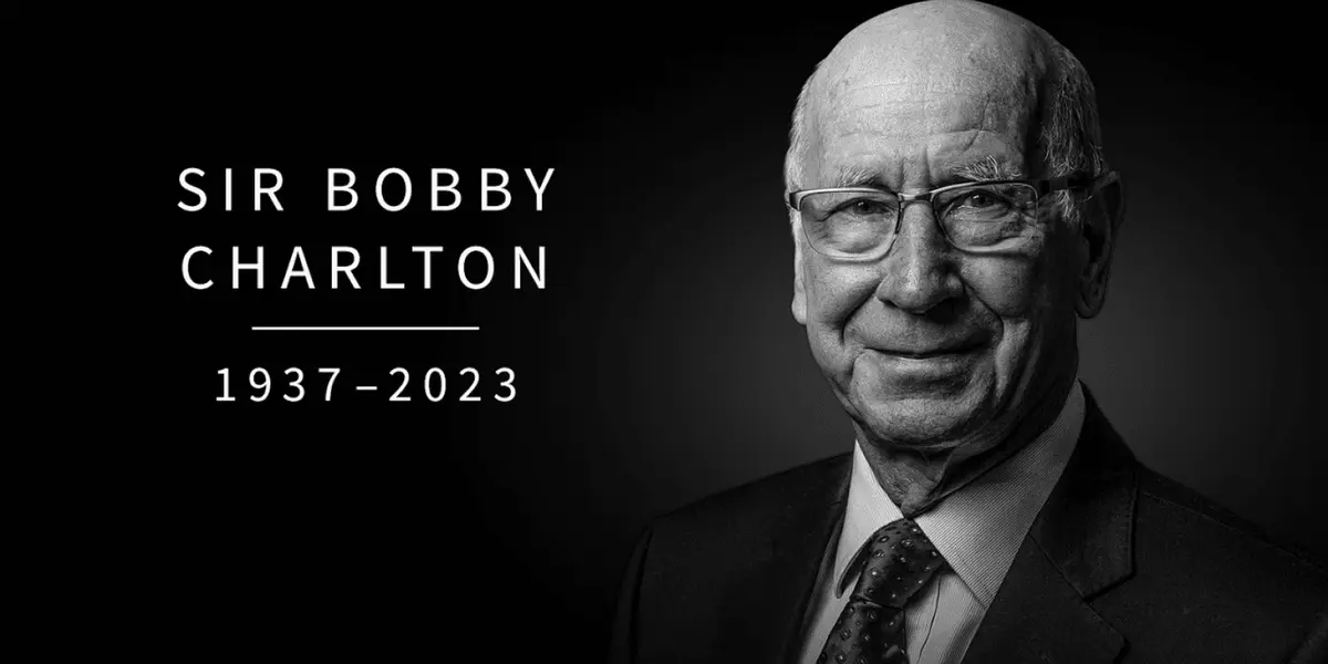 Manchester United fans say goodbye to Sir Bobby Charlton.