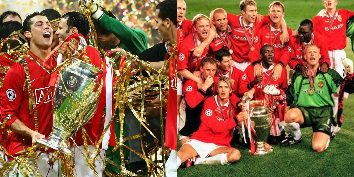 Manchester United in Champions League.