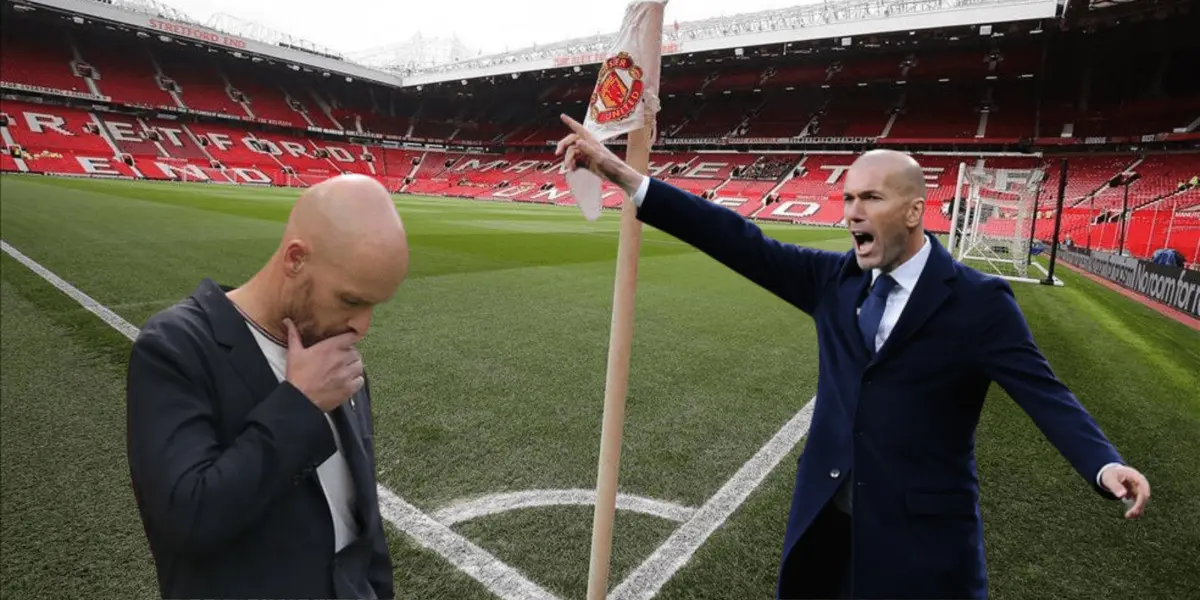 Manchester United might see in Zidane the perfect replacement for Erik ten Hag.