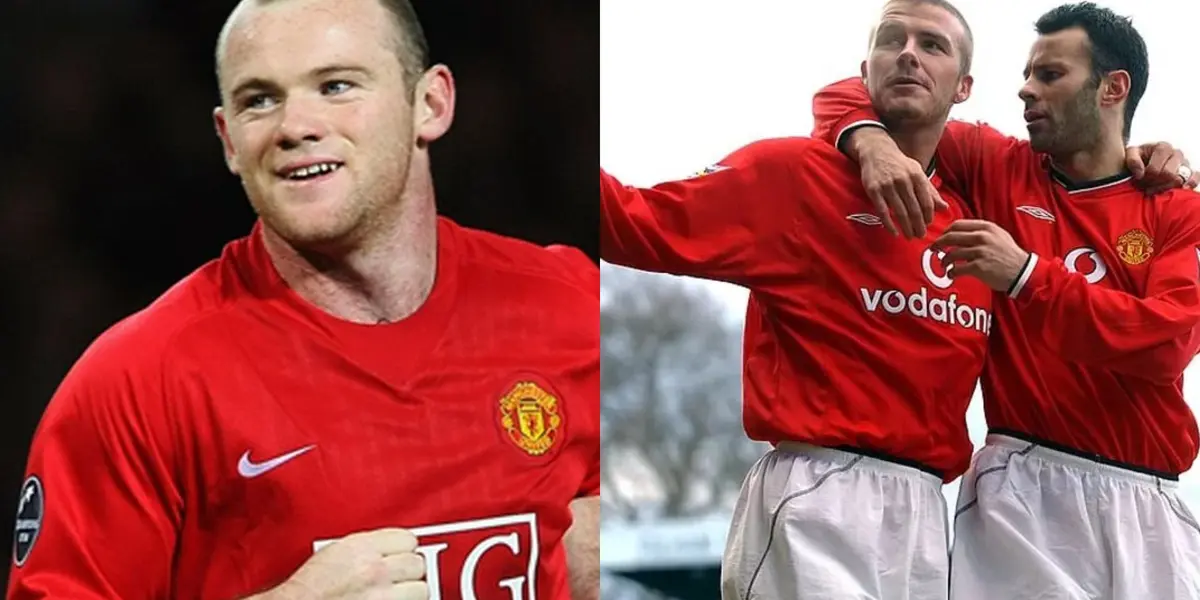 Manchester United uniforms.