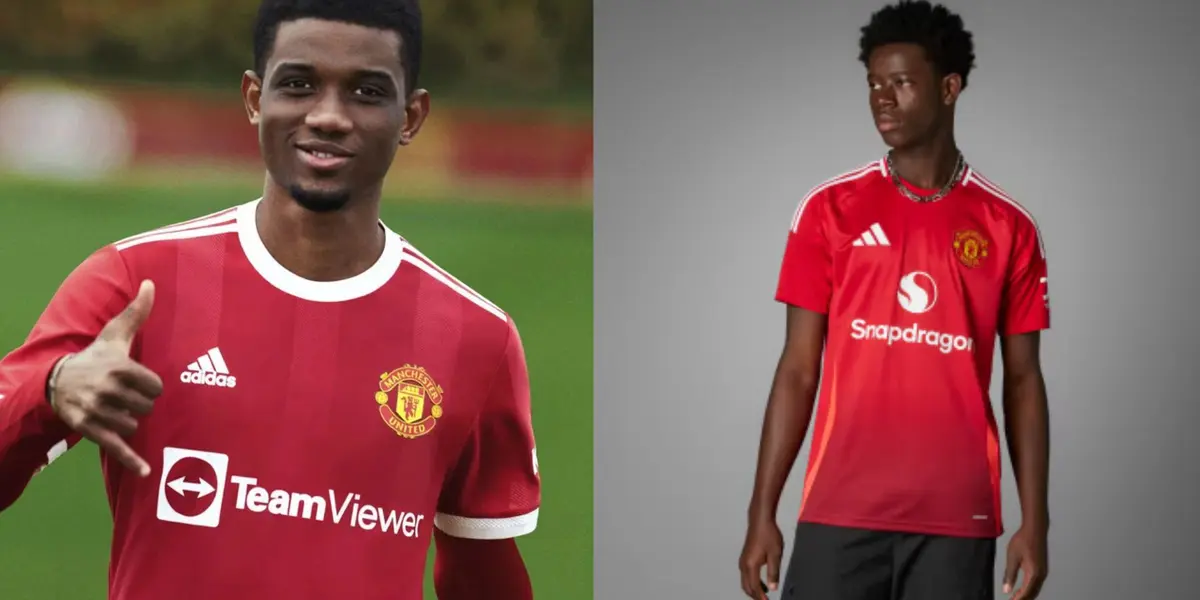 Manchester United uniforms.