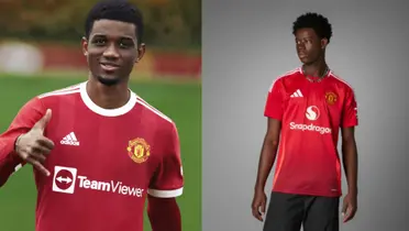 Manchester United uniforms.