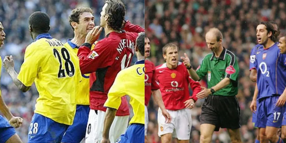 Manchester United vs. Arsenal rivalry.