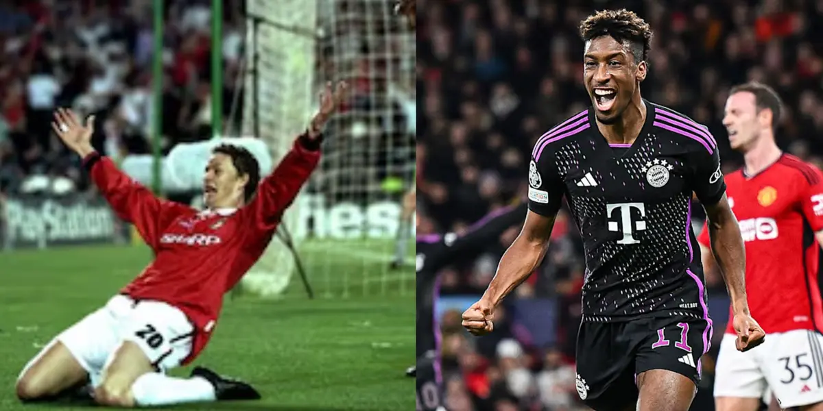 Manchester United vs Bayern Munich.