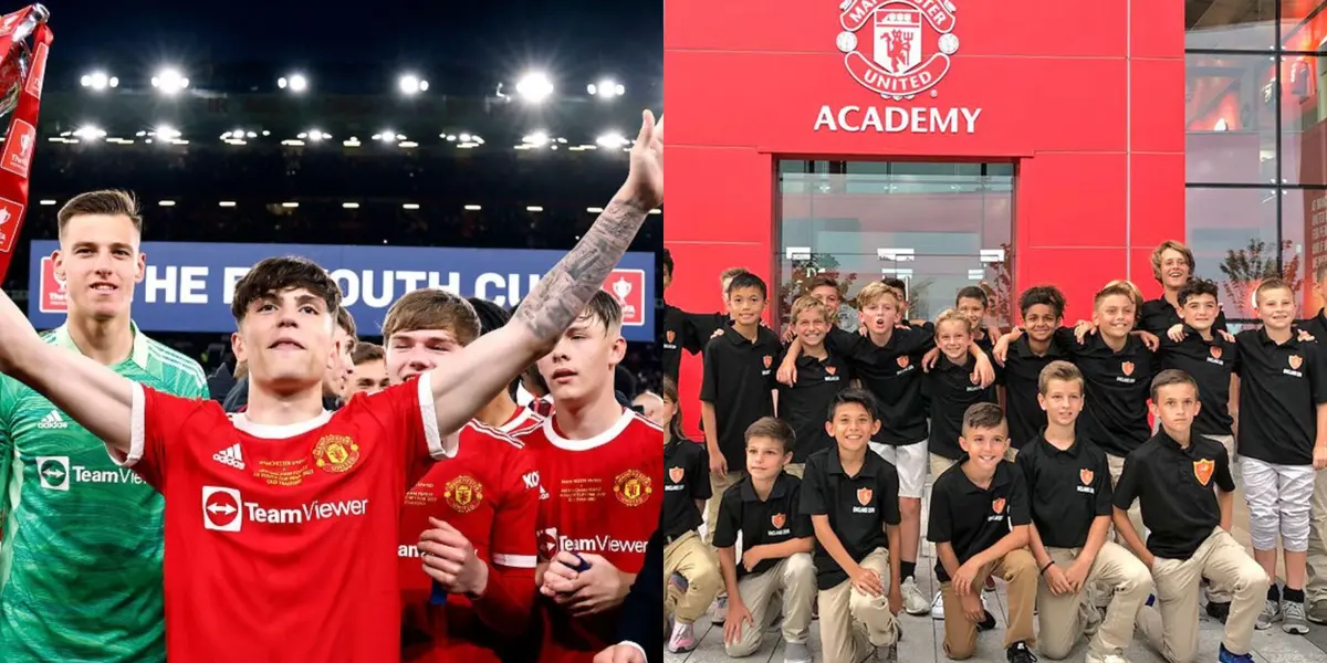 Manchester United's academy.