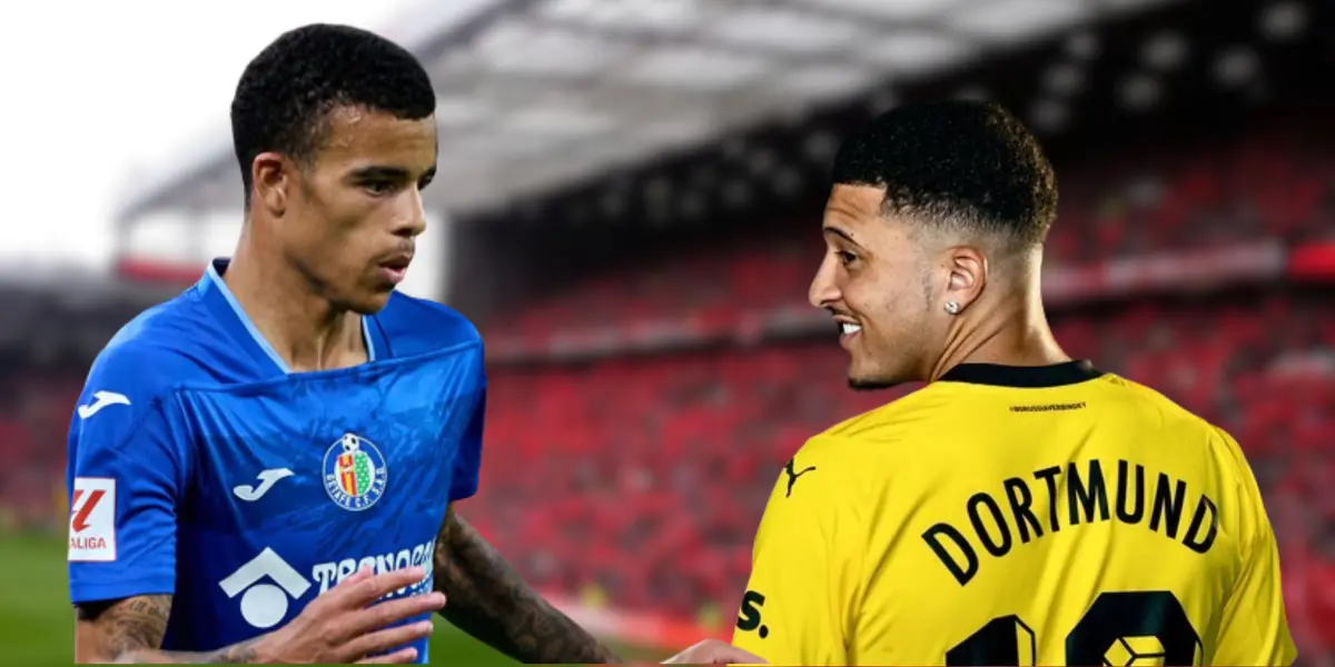 Mason Greenwood and Jadon Sancho