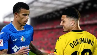 Mason Greenwood and Jadon Sancho