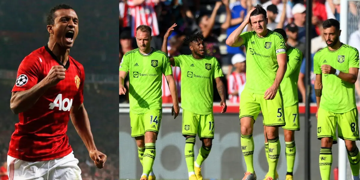 Nani let his frustration show when he talked about the current Manchester United players