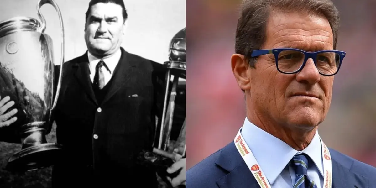 Nereo Rocco and Fabio Capello.