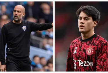 Pep Guardiola had a message to the Manchester United player.