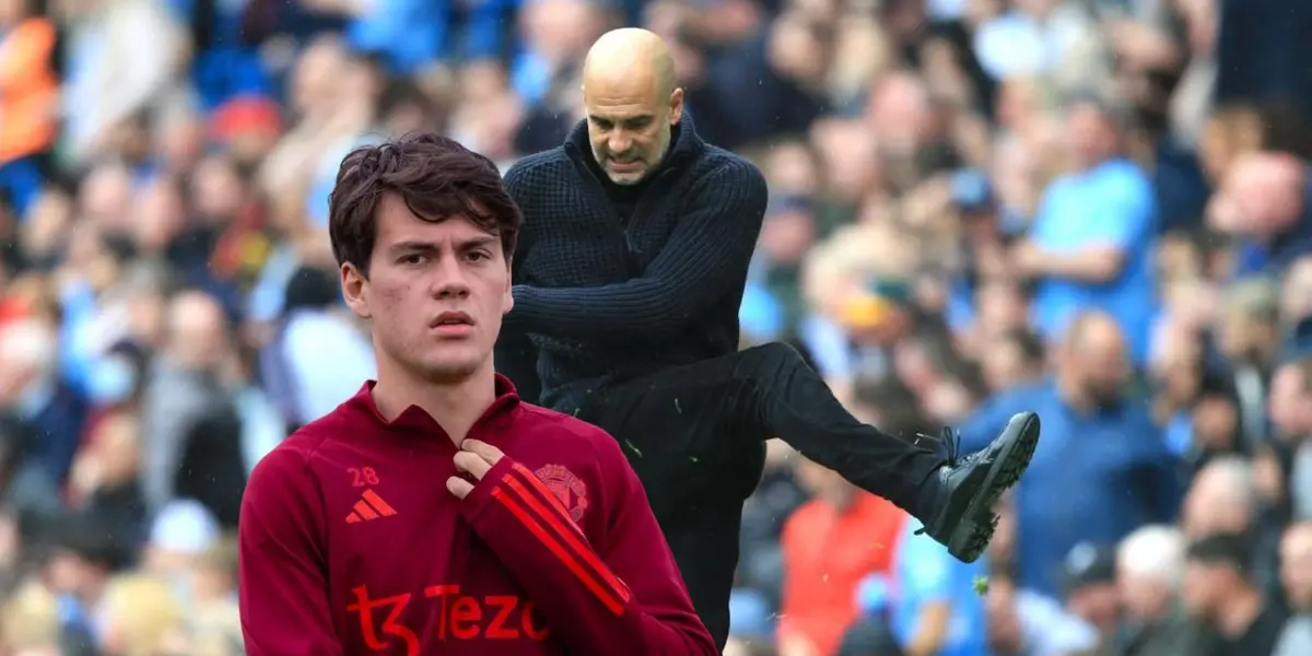 Pep Guardiola was not happy about Pellistri's comments