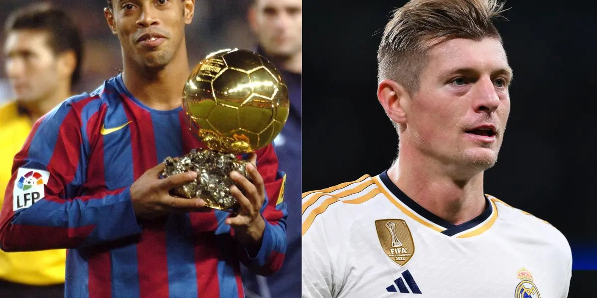 Ronaldinho and Kroos.