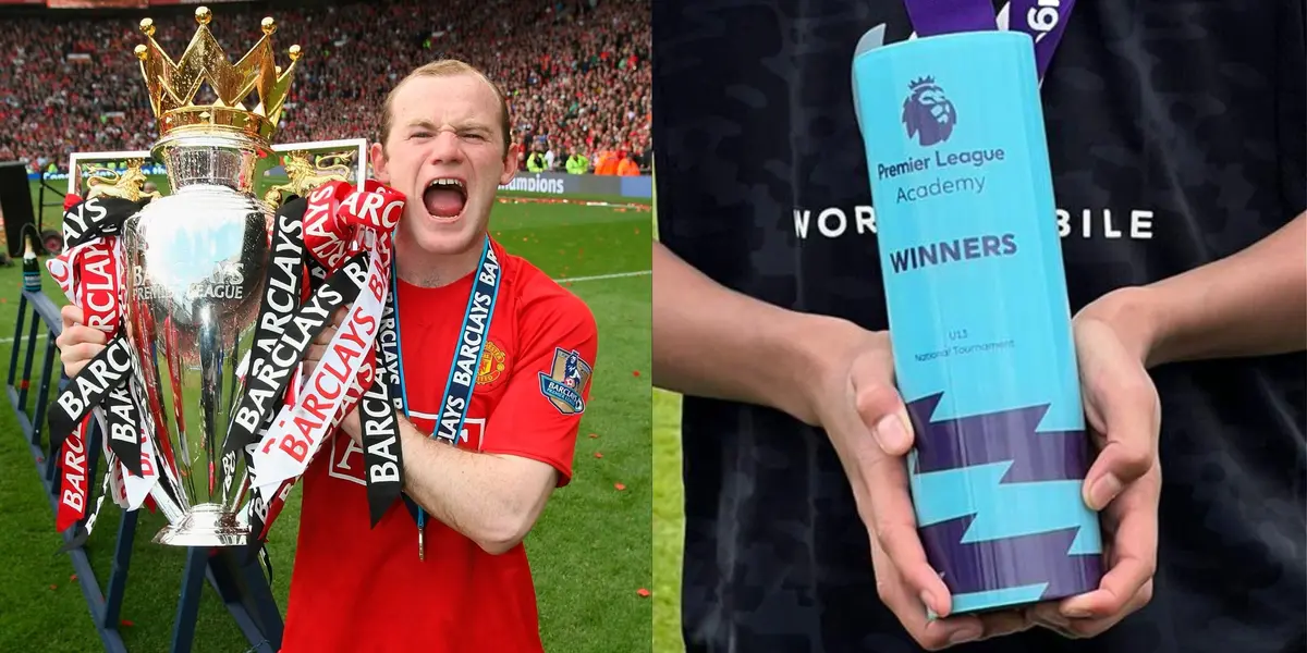 Rooney's son scored a goal for Manchester United against Manchester City in the National Cup final.