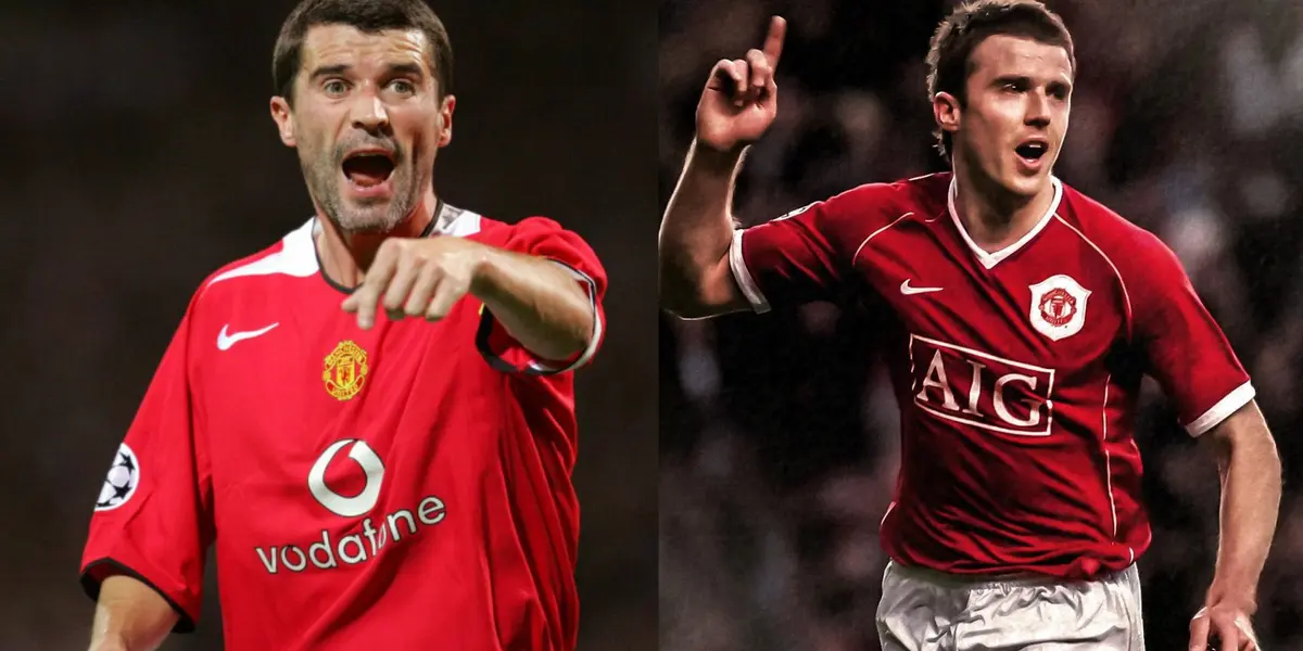 Roy Keane and Michael Carrick.