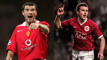 Roy Keane and Michael Carrick.