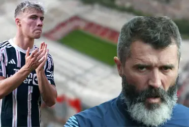 Roy Keane and Rasmus Hojlund
