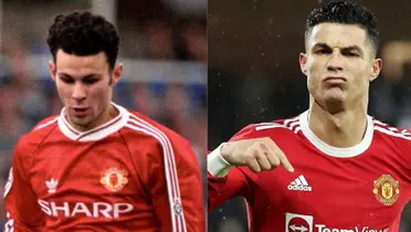 Ryan Giggs and Cristiano Ronaldo.