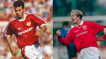 Ryan Giggs and David Beckham.