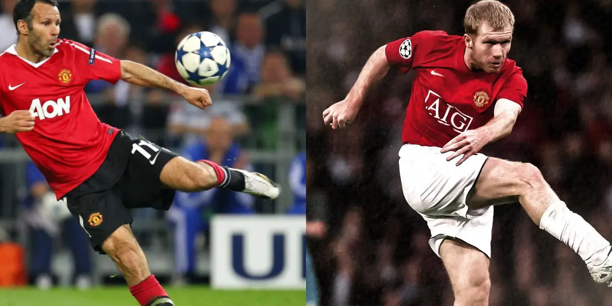 Ryan Giggs and Paul Scholes.