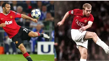 Ryan Giggs and Paul Scholes.