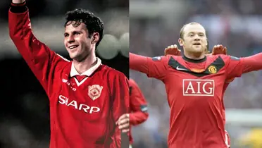 Ryan Giggs and Wayne Rooney.