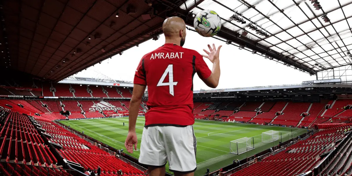 Sofyan Amrabat dreamed of this moment to get the first win with Manchester United.