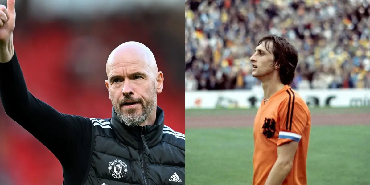 Ten Hag and Cruyff.