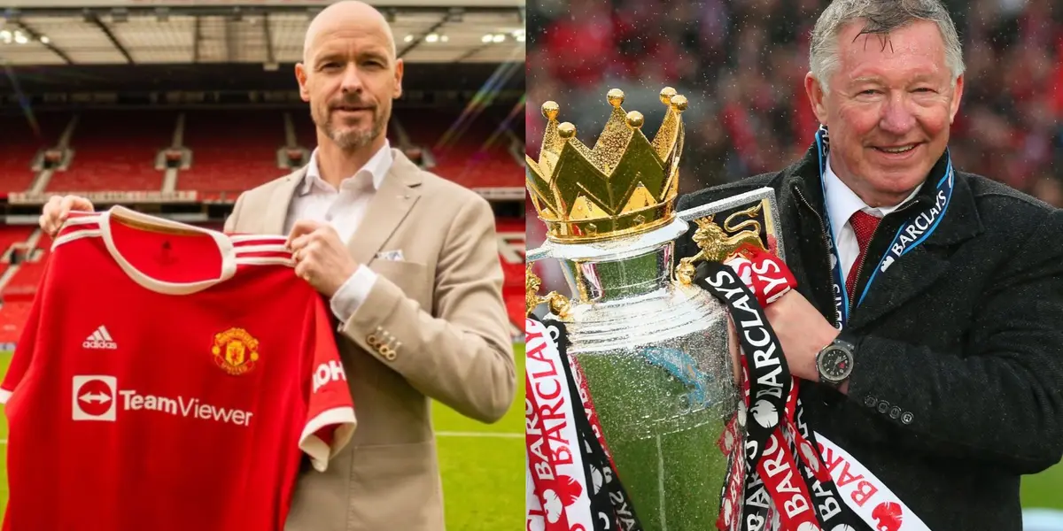 Ten Hag and Ferguson.