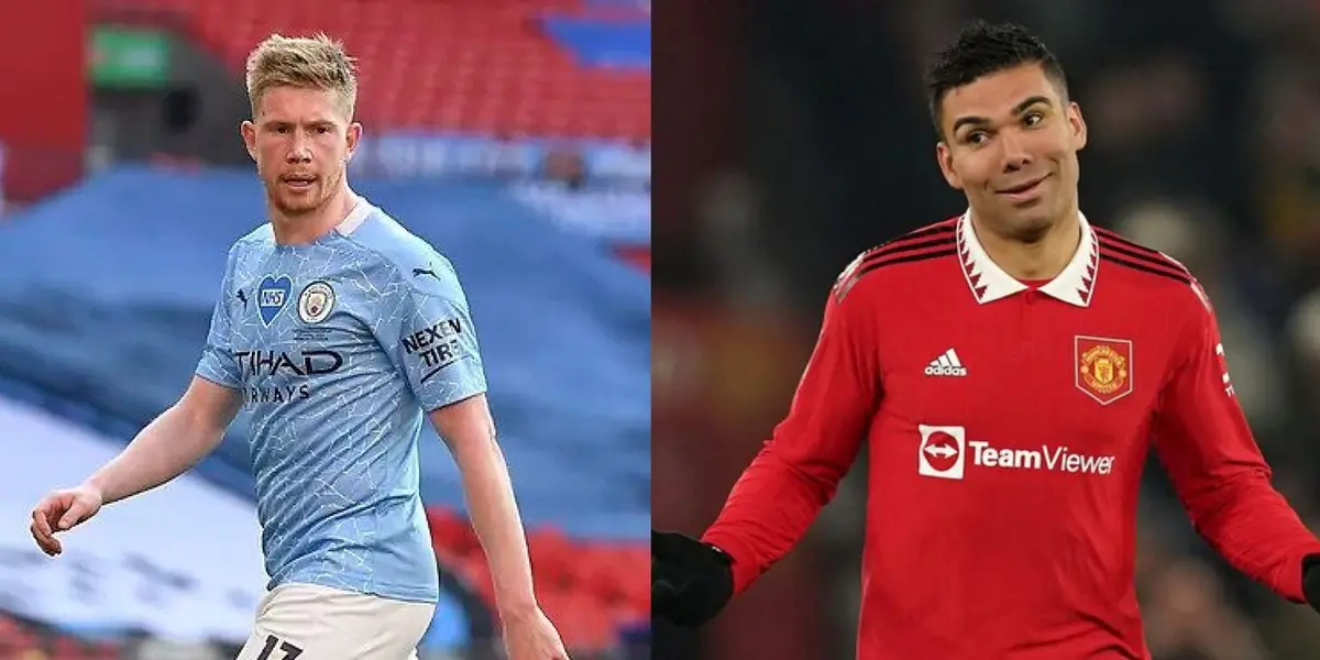 The Brazilian midfield star outclasses his Manchester rival Kevin De Bruyne with top form.