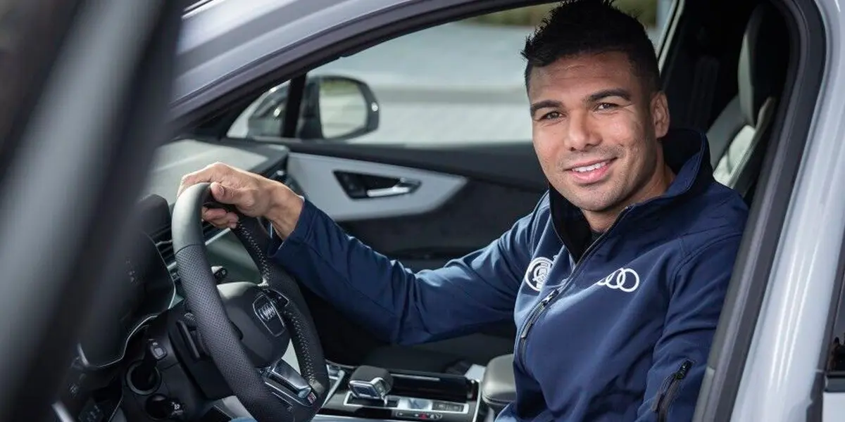 The car that Casemiro uses to tour England.