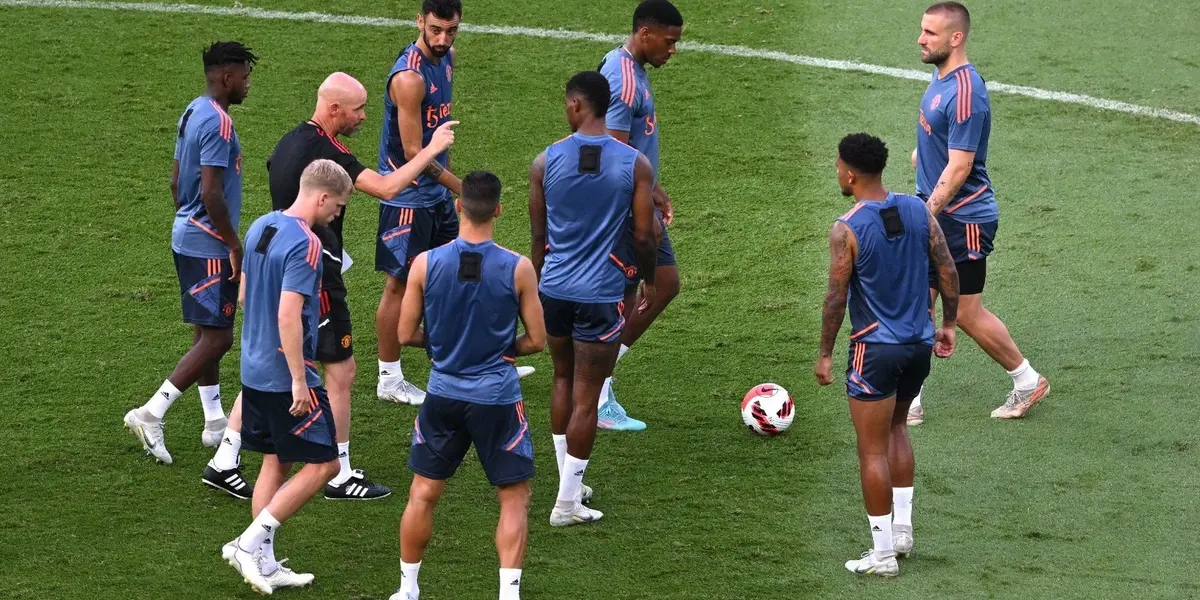 The Dutch manager didn't like how he was trining and he let his anger show