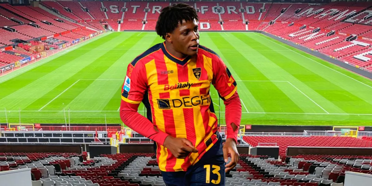 The footballer would be arriving from Lecce in Serie A.