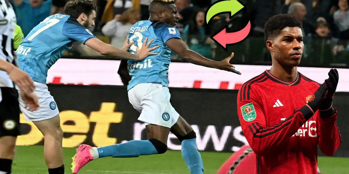 The Napoli hero could be on his way to Old Trafford as part of a blockbuster swap deal involving Rashford