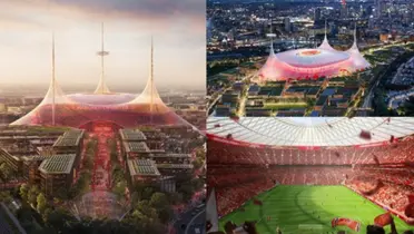 The new stadium will have a capacity for 100,000 spectators.