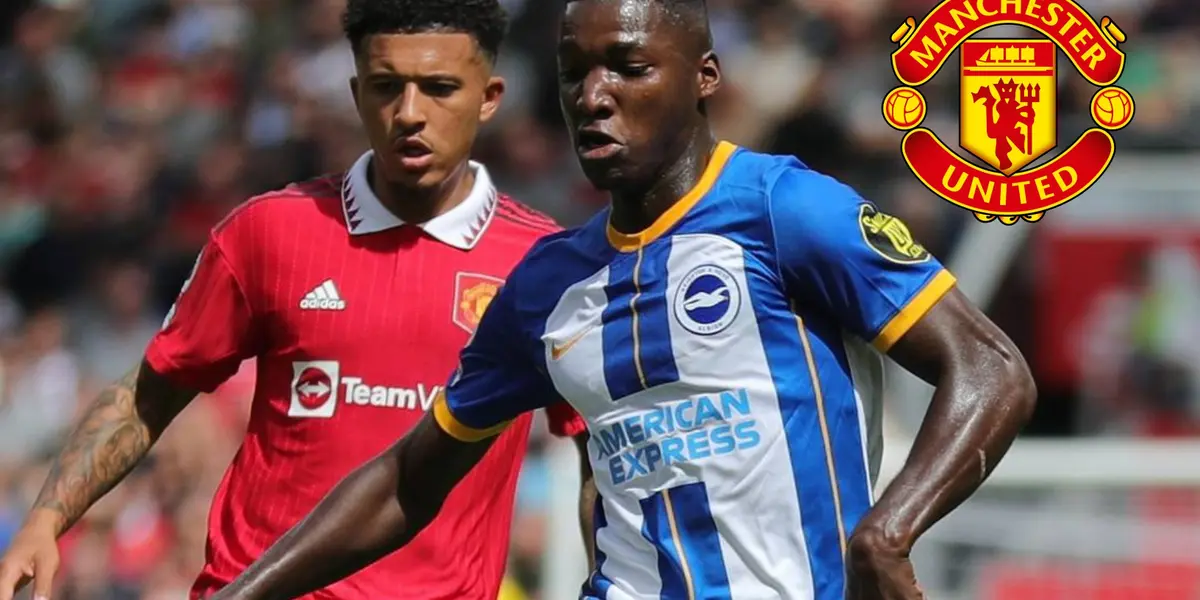 Manchester United are eyeing up Brighton's Moises Caicedo