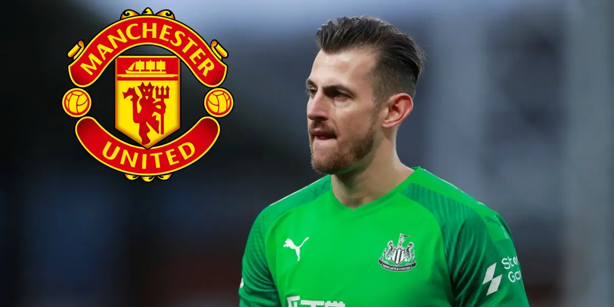 Newcastle’s manager reacts to the rumors of Dúbravka going to Manchester United