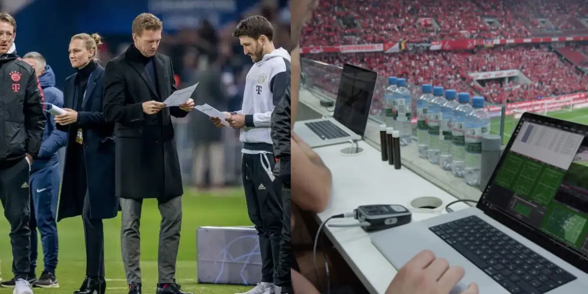 The video analyst in modern football.
