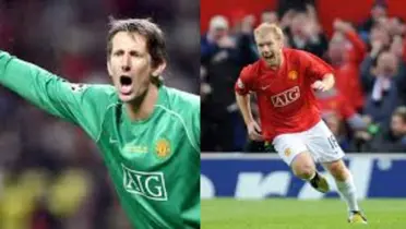 Van der Sar and Scholes.
