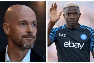 The only way Victor Osimhen could reach Manchester United, Ten Hag applauds