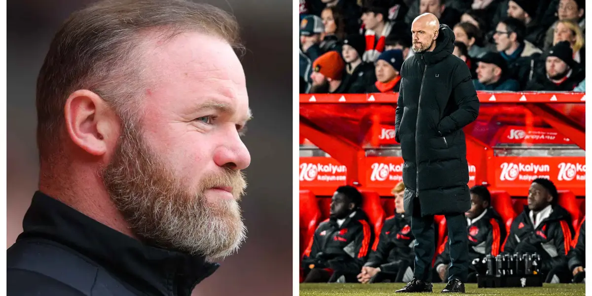 Wayne Rooney and Erik ten Hag