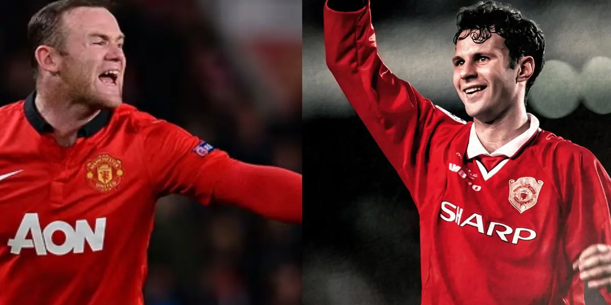 Wayne Rooney and Ryan Giggs.